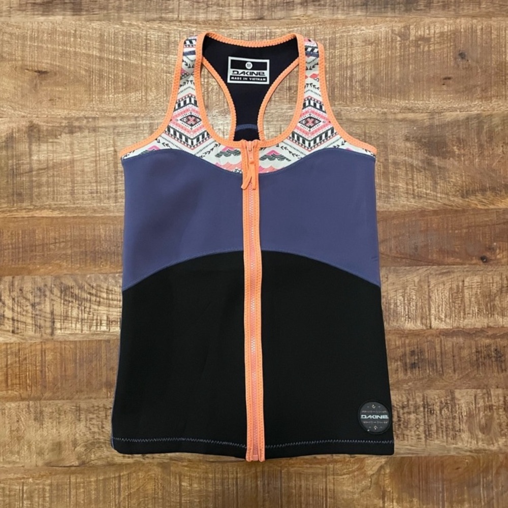 Dakine Wetsuit Top | 1mm | Full Zip Tank | Surf Paddle Water | Size M